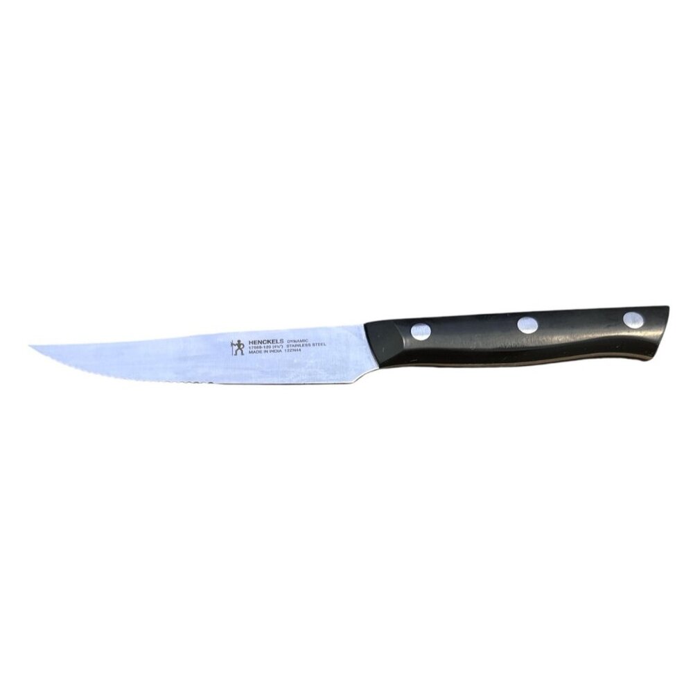 Henckels Knives Steak Knife 17569-120 Stainless Steel 4.5 Inch Black Handle